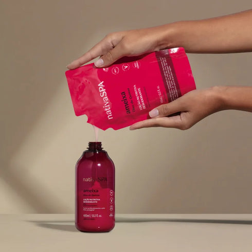 Loção Corporal Hidratante Ameixa NSPA Sachê 400ml